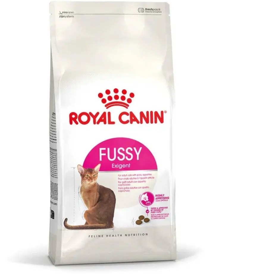  غذای خشک گربه فوزی (اگزیجنت )رویال کنین  Fussy Exigent  Royal canin2kg